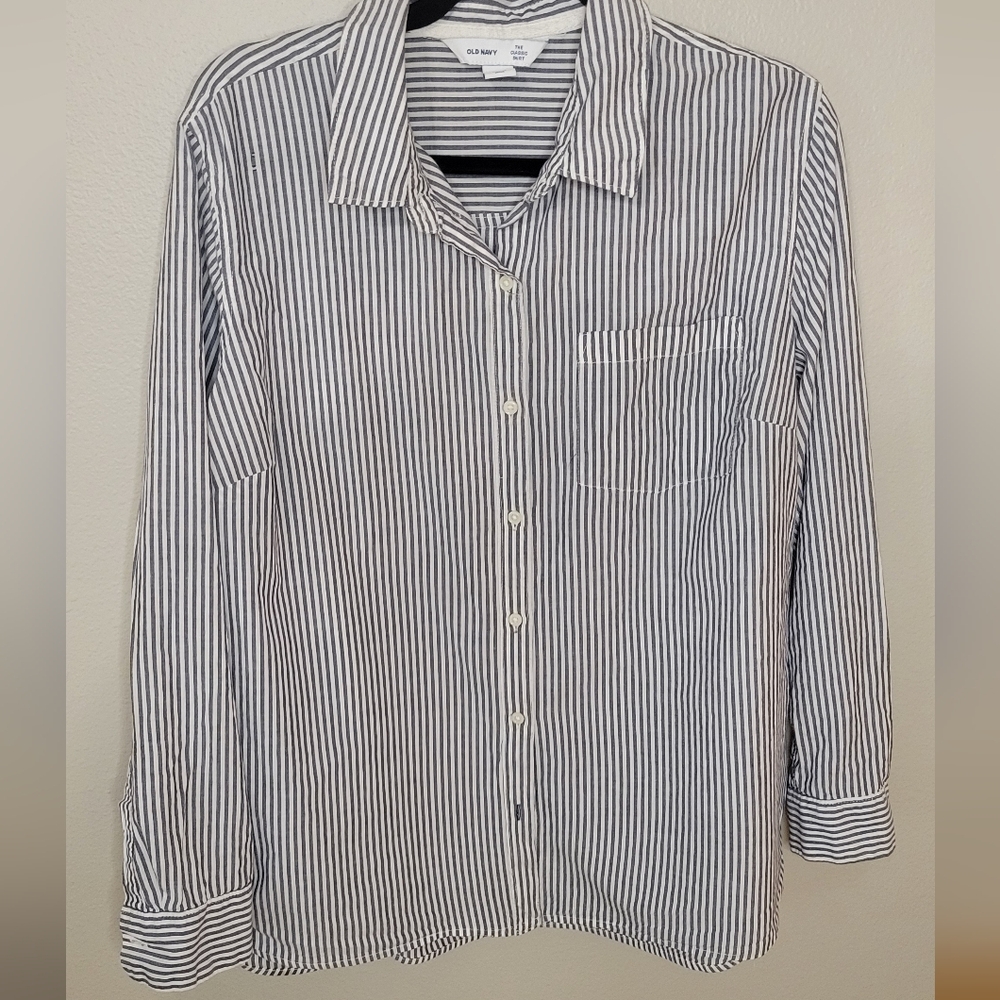 Old Navy striped classix shirt